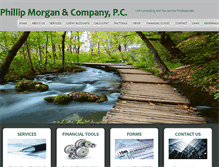 Tablet Screenshot of morgancpas.com
